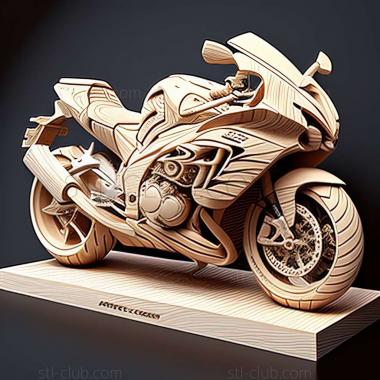 3D модель Kawasaki 1400GTR (STL)